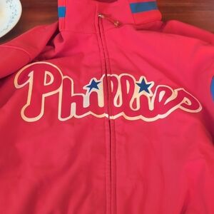 Majestic Red Phillies Kids Puffer Jacket